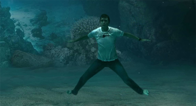 Underwater Green Screen Compositing