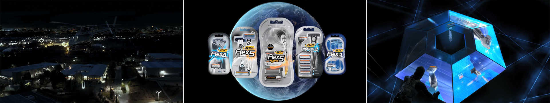 Bic Flex 5 Hybrid Spy VFX TV Commercial