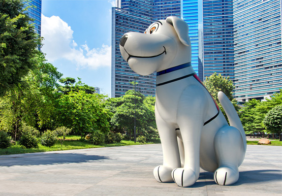 3D Inflatable Dog